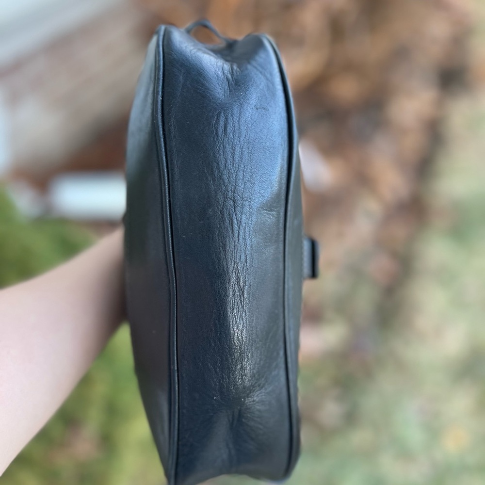 Coach Hampton Black Leather Shoulder Bag 🖤 Y2K - Picture 6 of 16
